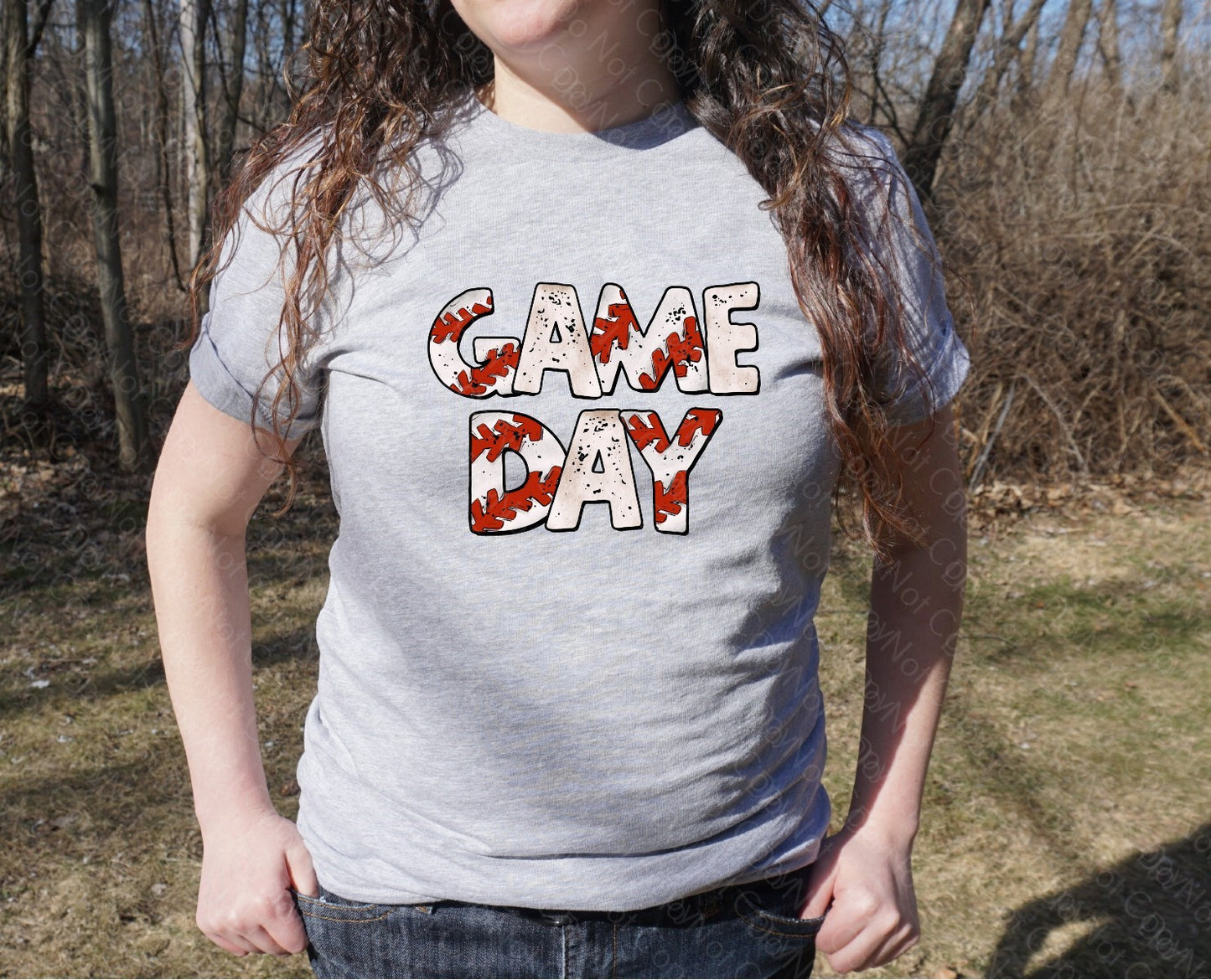 13-67 GAME DAY BASEBALL TEE
