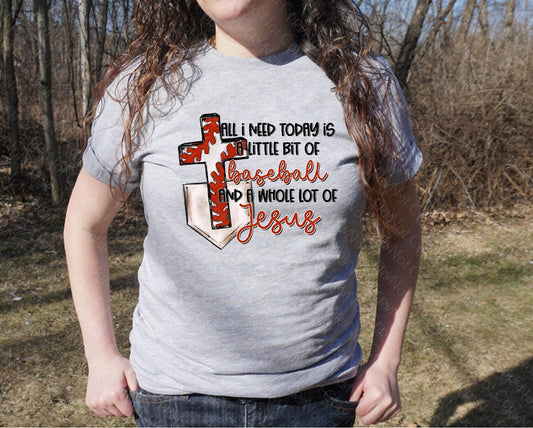 13-70 LITTLE BASEBALL A LOT OF JESUS TEE