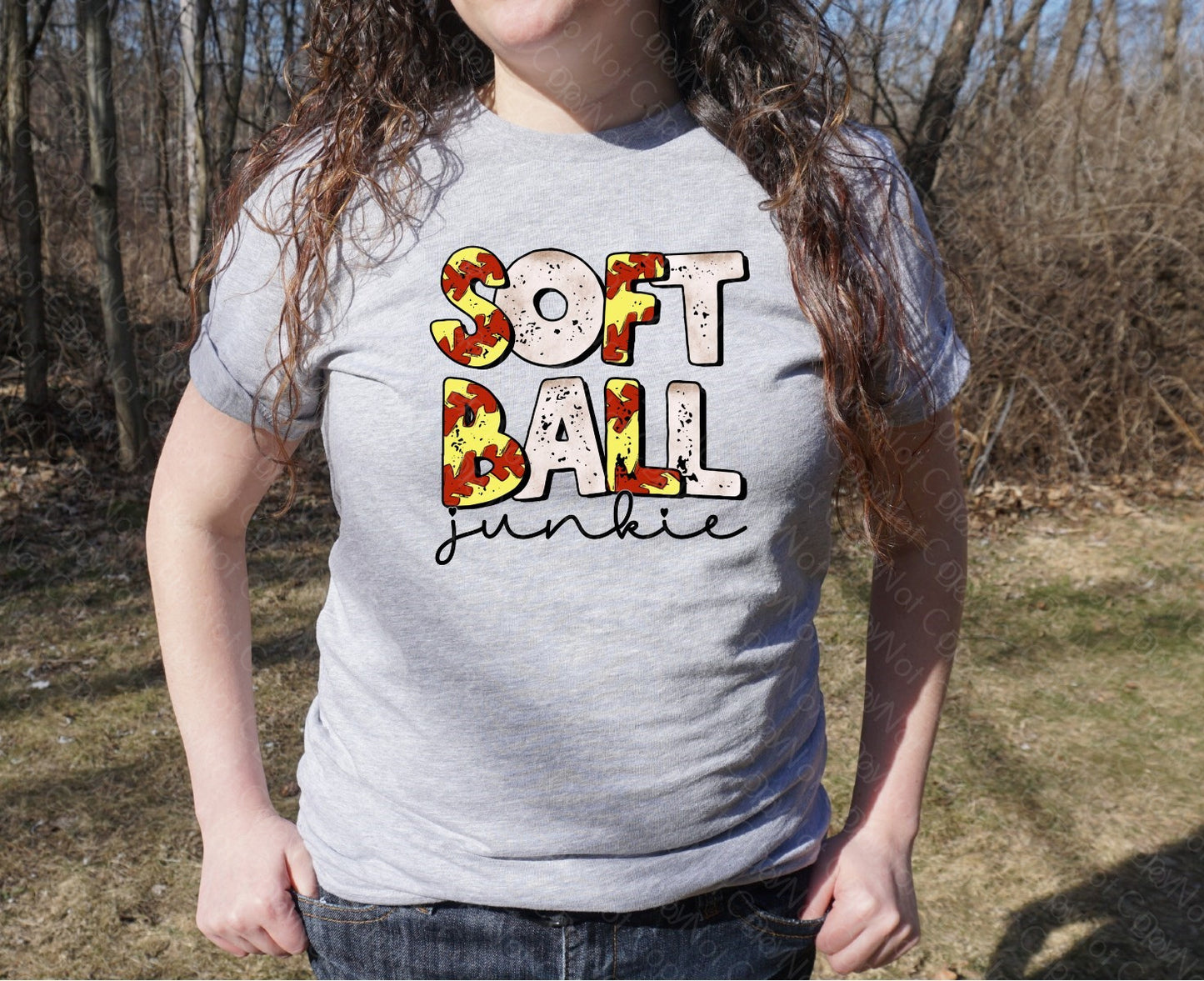 13-74 SOFTBALL JUNKIE TEE