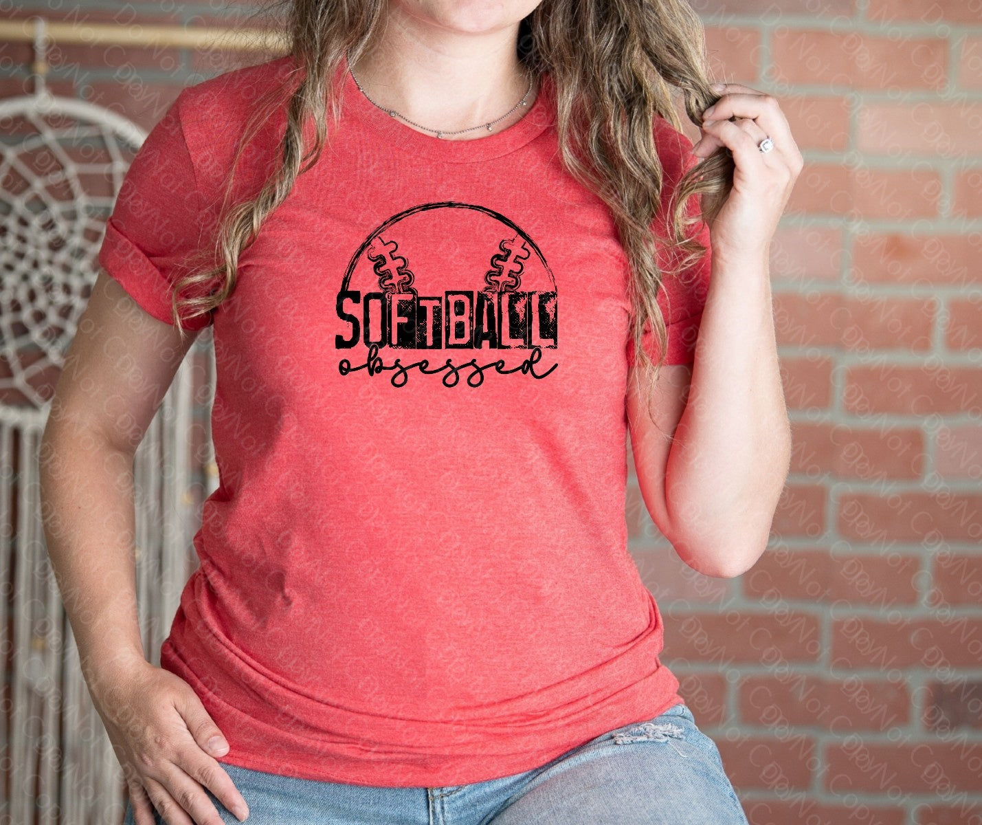 13-93 softball obsessed 2 tee
