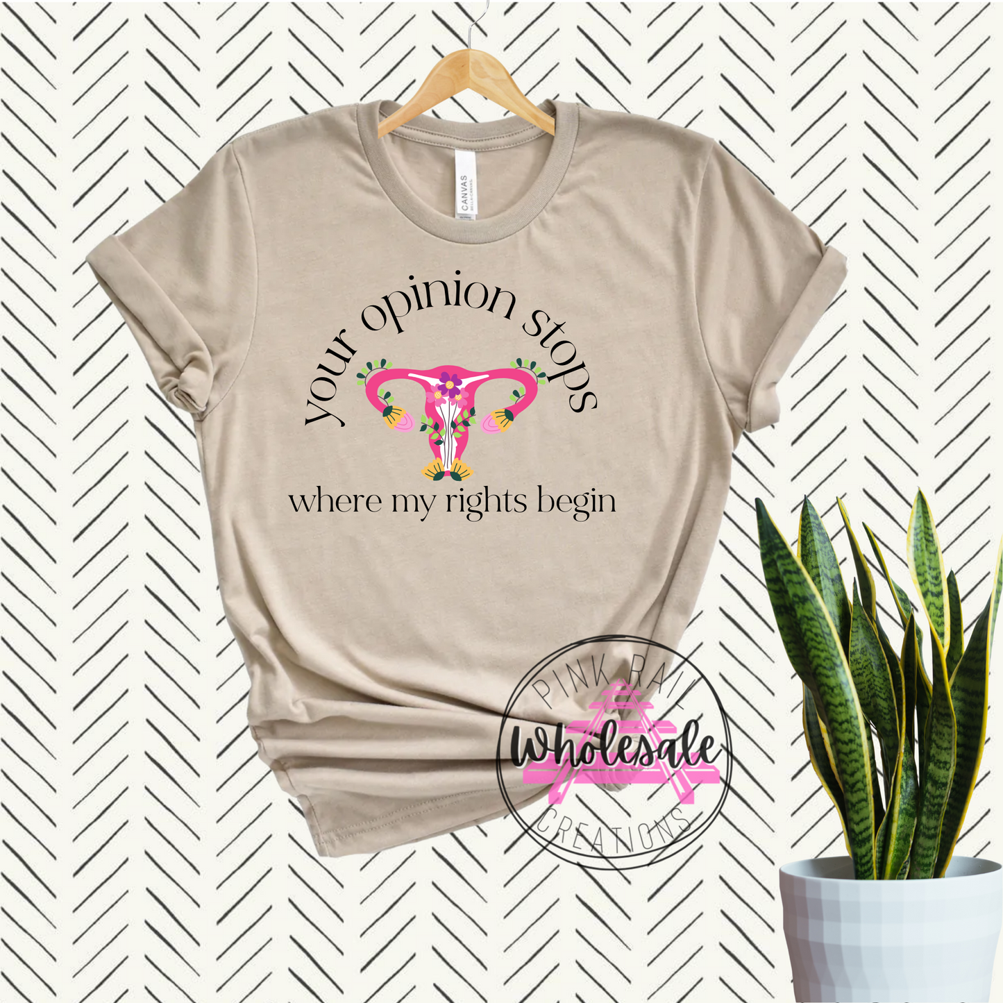 14-10 Your Opinion Stops Where My Rights Begin Completed Tee