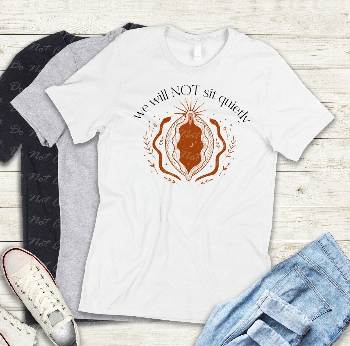 14-14 We Will Not Sit Quietly Tee