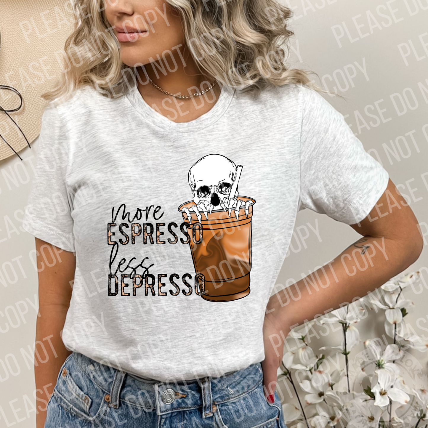 15-12 More Espresso Less Depresso Completed Tee