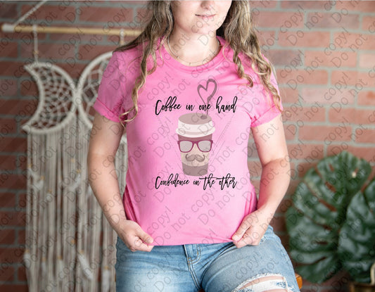 15-43 Coffee and Confidence Tee