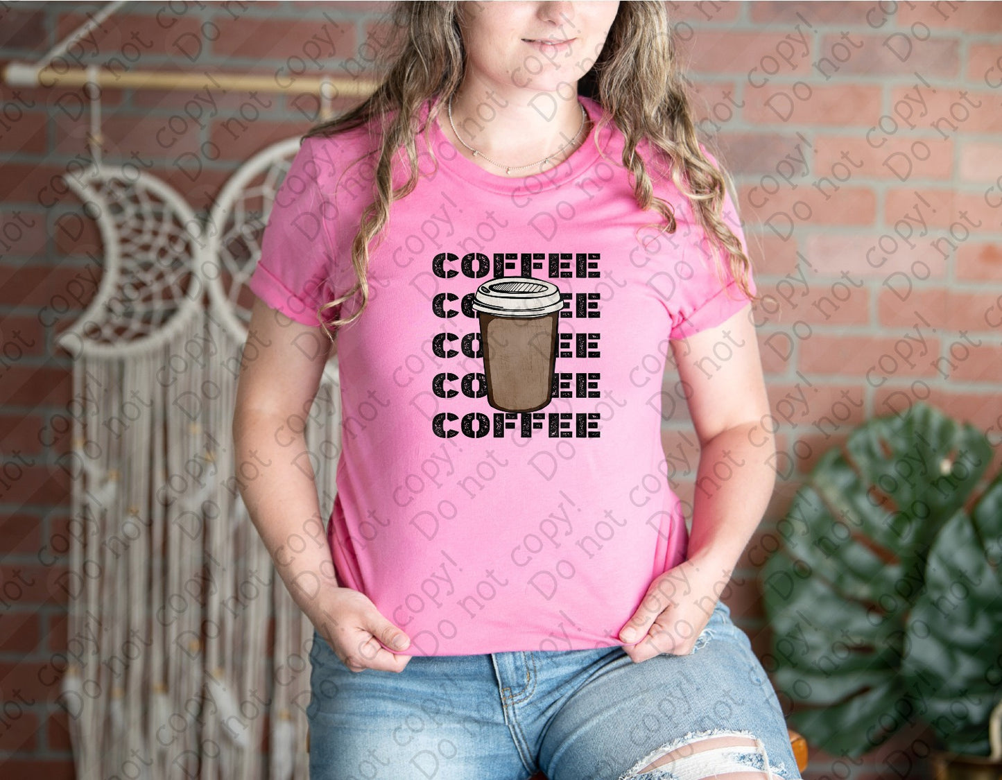 15-44 Stacked Coffee Tee