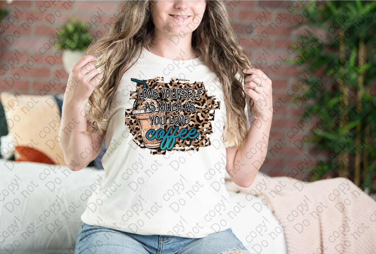 15-70 Love yourself as much as you love coffee tee