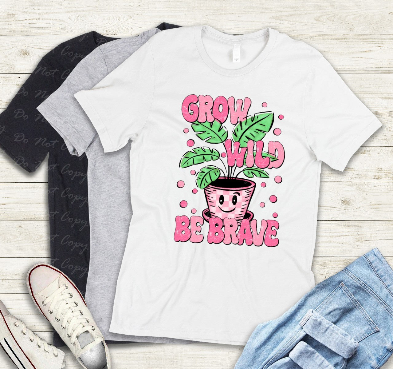 16-10 Grow Wild Be Brave tee
