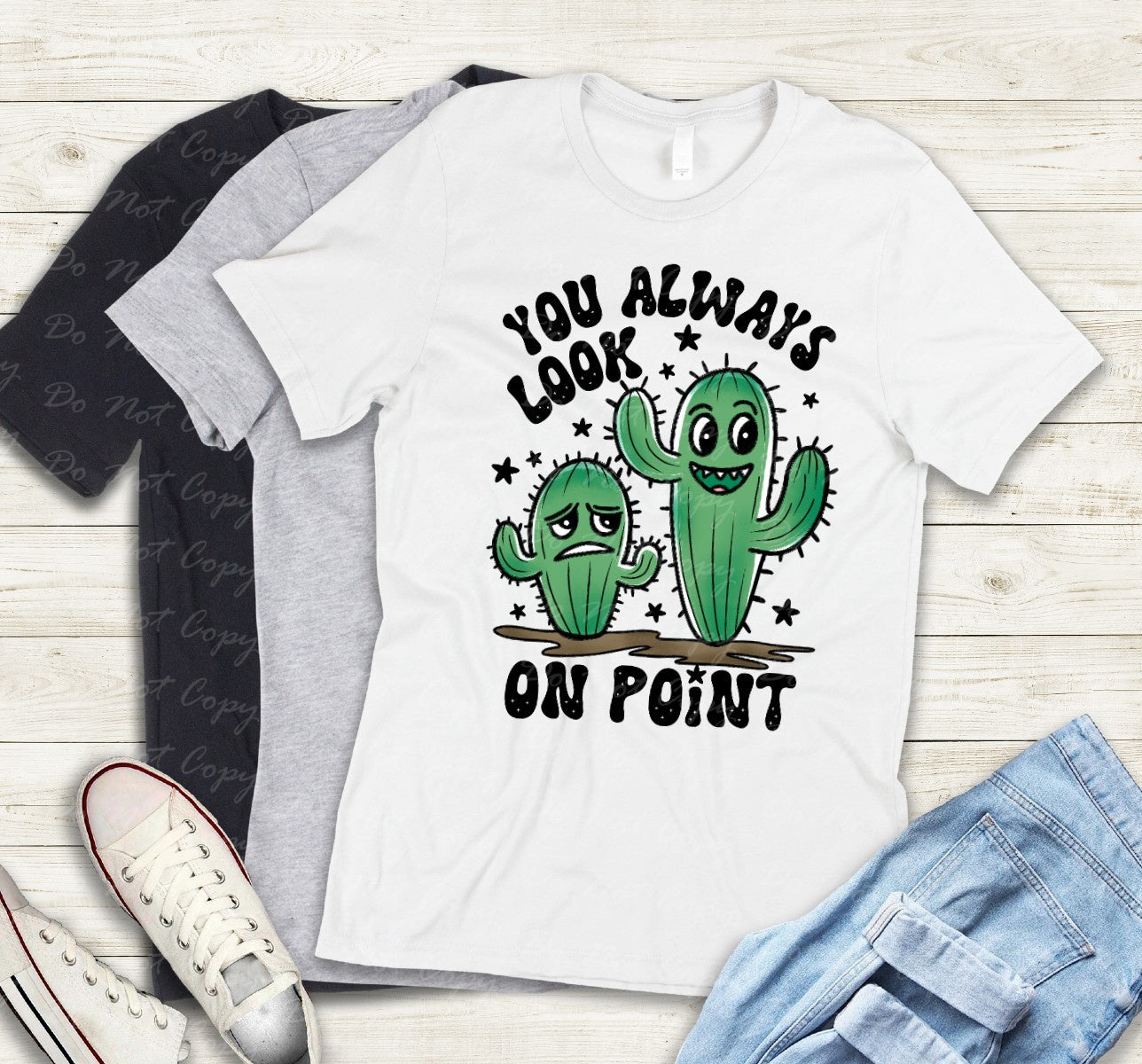 16-16 You always look on point tee