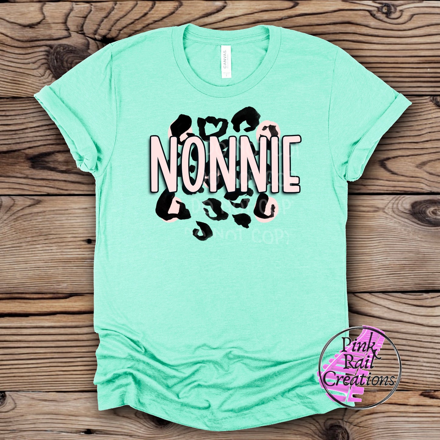 17-07 Nonnie cheetah print Completed Tee