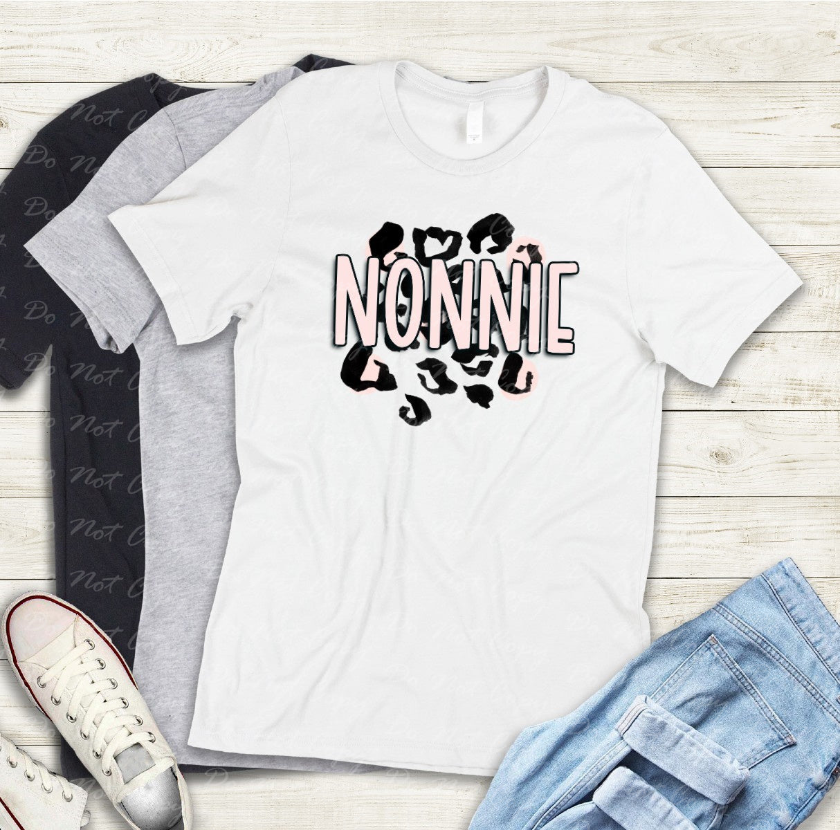 17-07 Nonnie cheetah print Tee