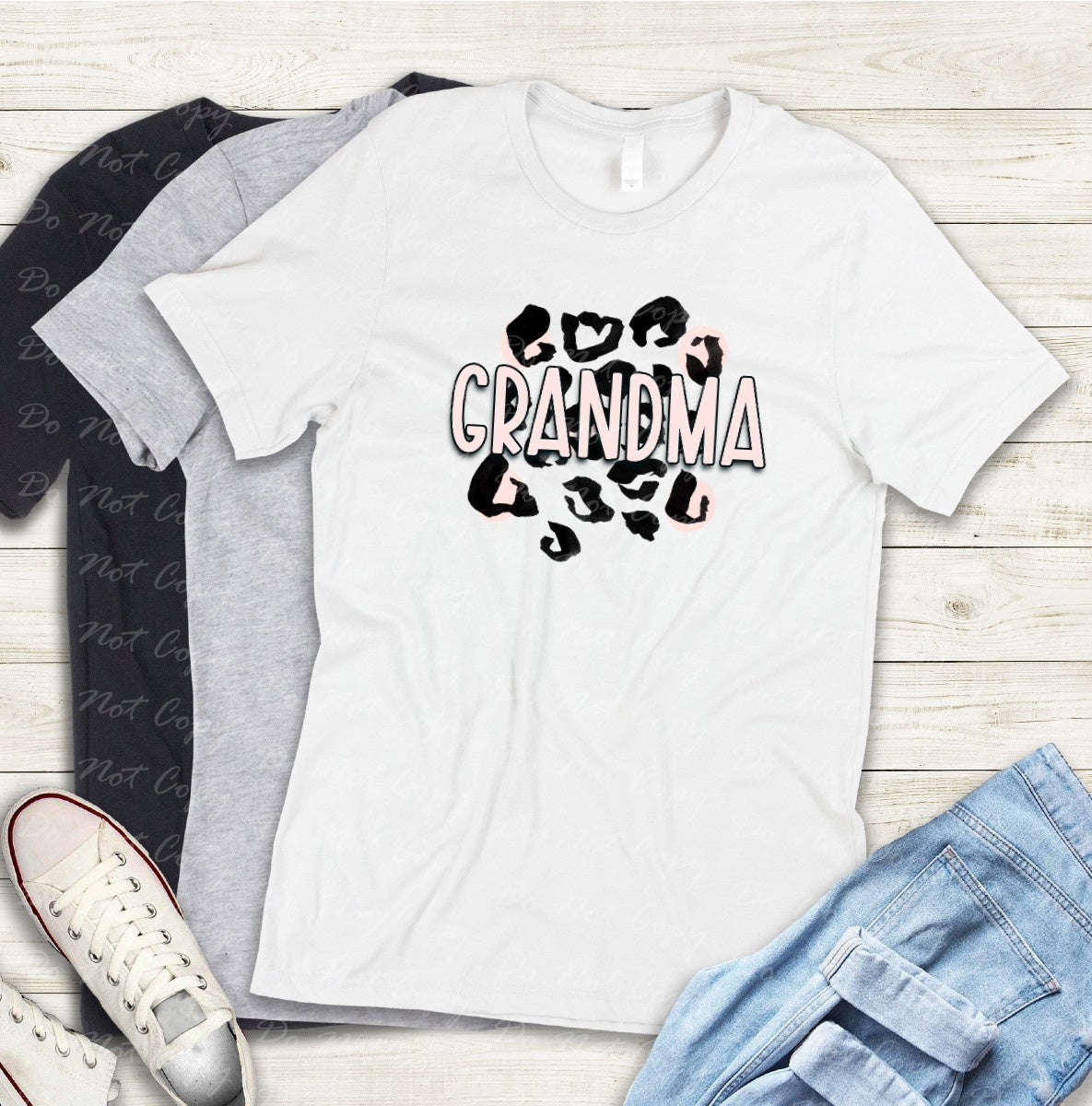 17-11 Grandma cheetah print Tee