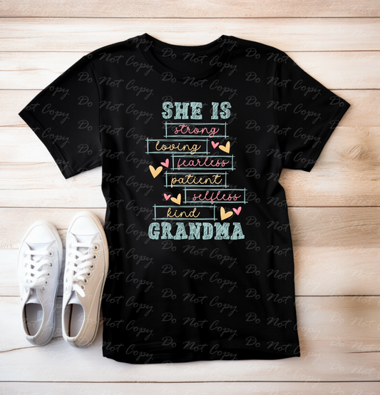 17-56 She Is Grandma tee
