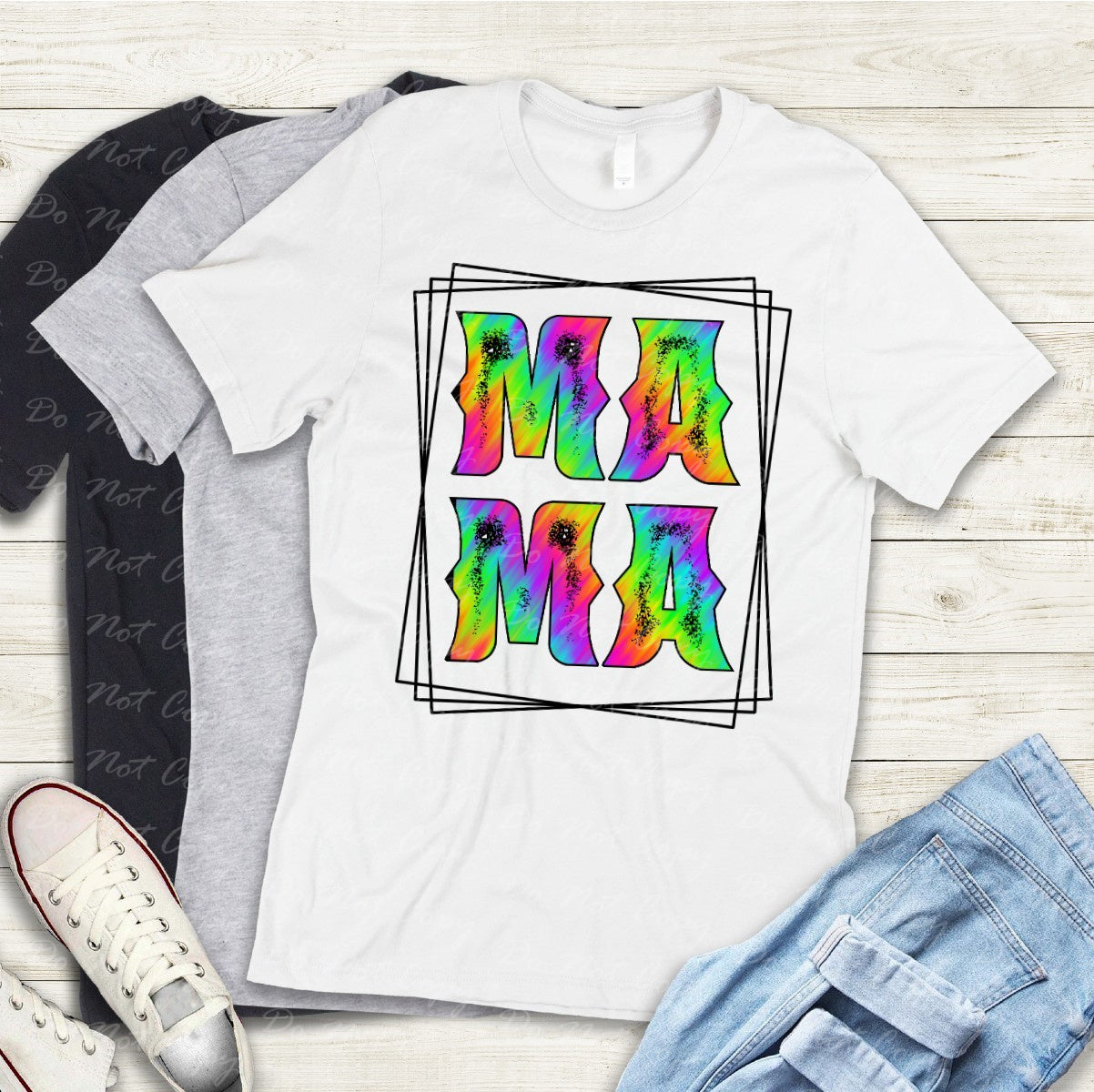18-06 Rainbow Mama Tee