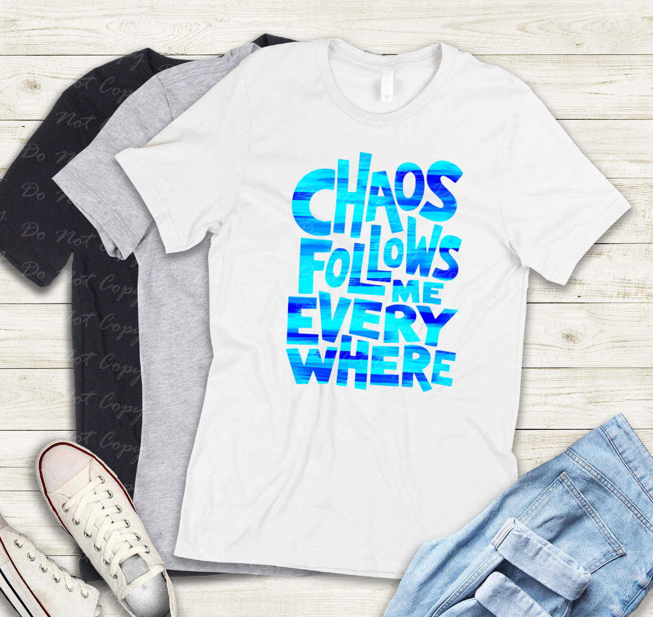 18-25 Masculine - Chaos Follows tee