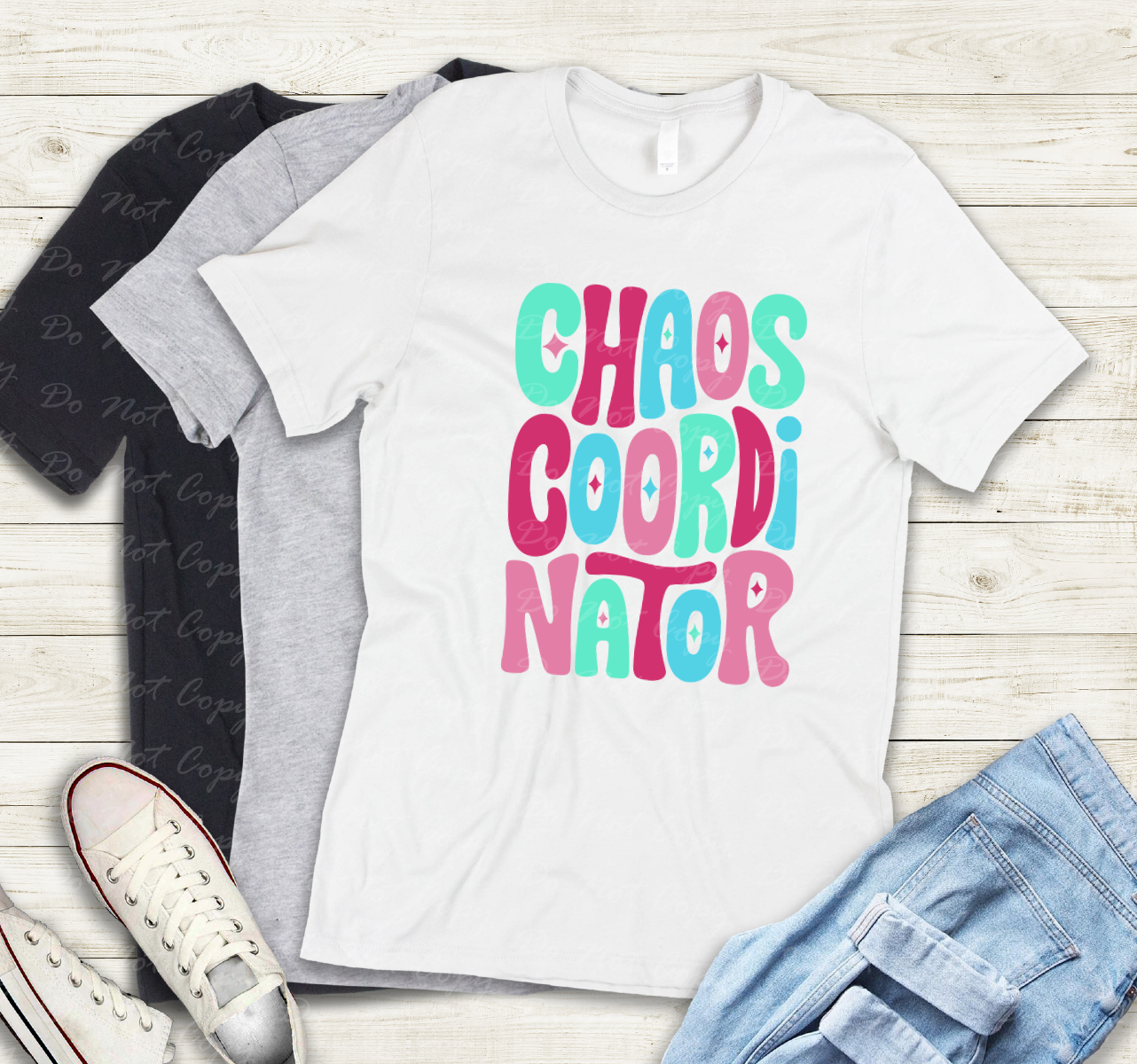 18-28 Feminine - Chaos Coordinator tee