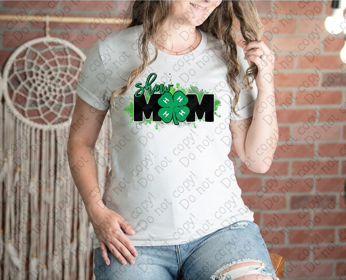 19-09 4H Show Mom Irish tee