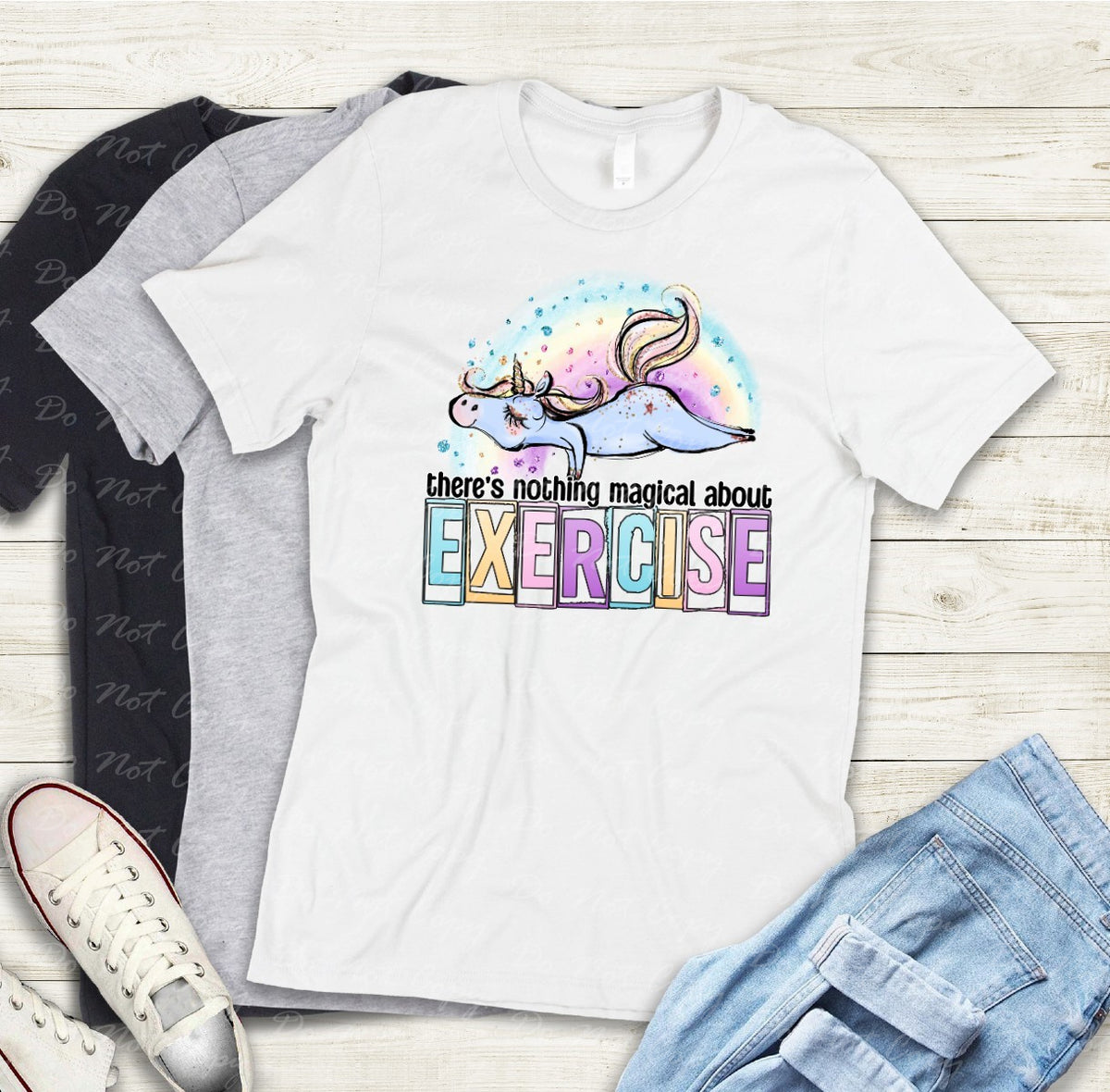 20-01 nothing magical about exercise Tee