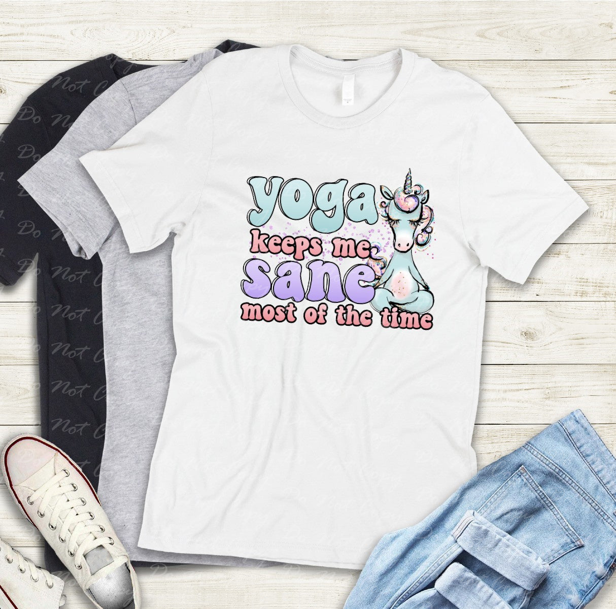 20-02 yoga keeps me sane Tee