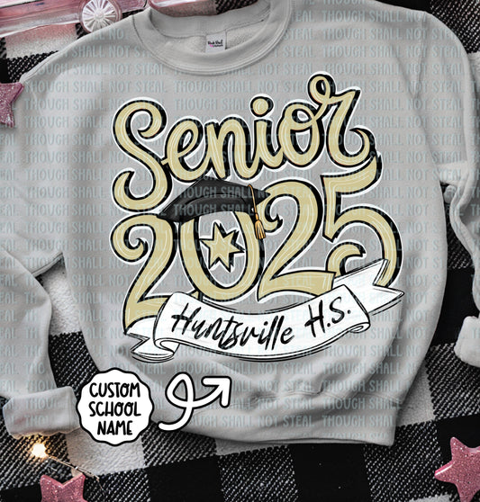 22-53 B Athletic Gold - Senior 2025 tee