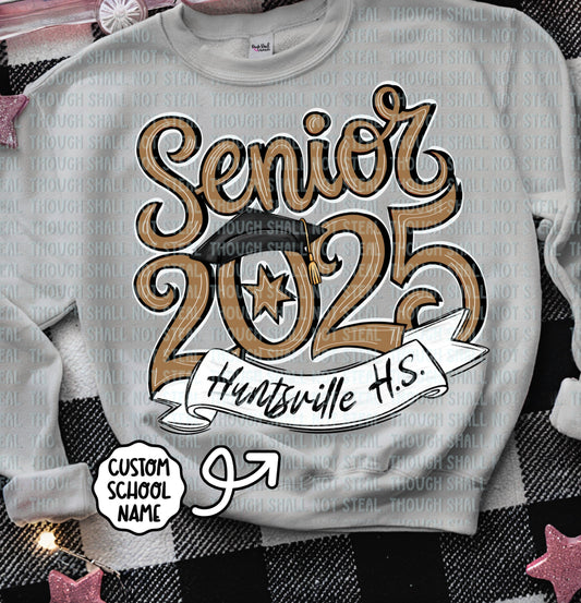 22-53 C Brown - Senior 2025 tee