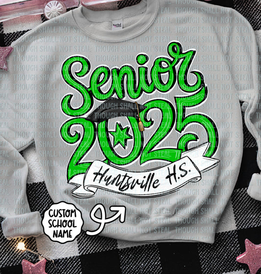 22-53 E Green - Senior 2025 tee