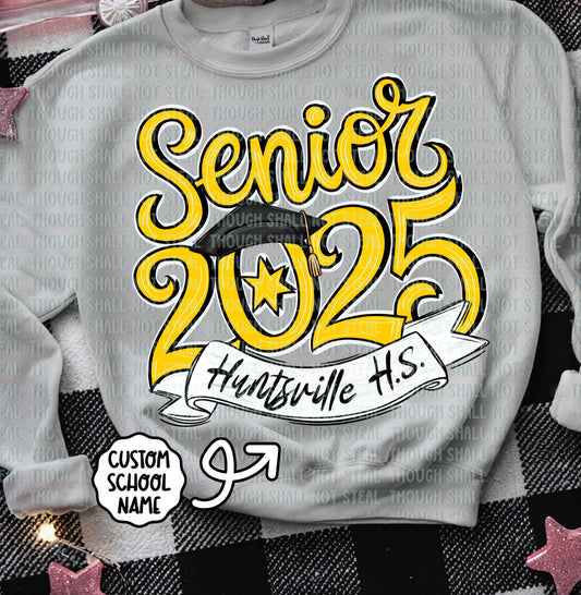 22-53 L Yellow - Senior 2025 tee