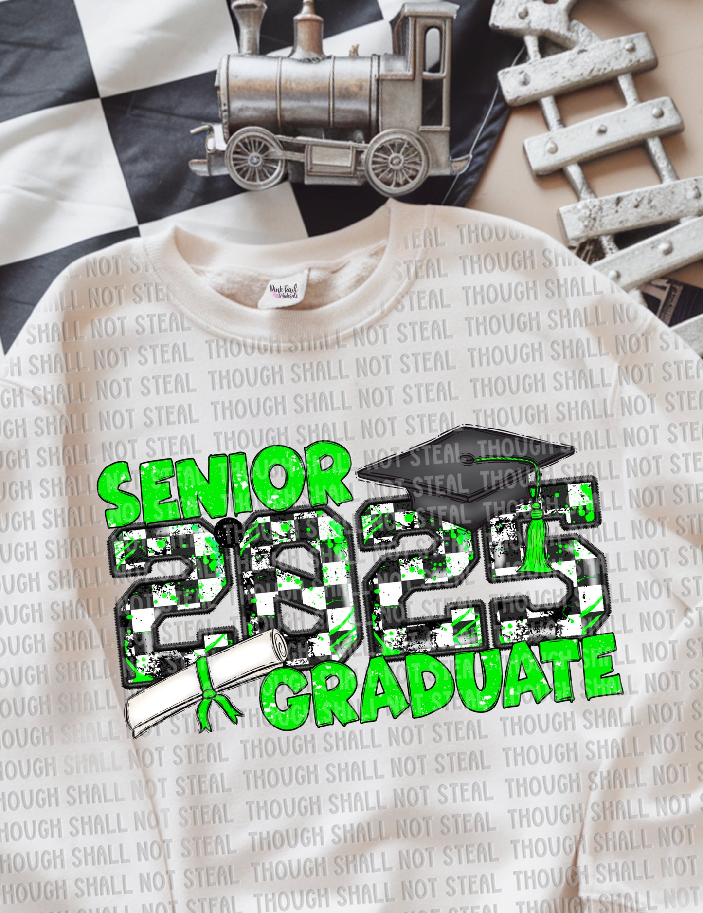 22-56 A Senior 2025 Graduate - Green tee