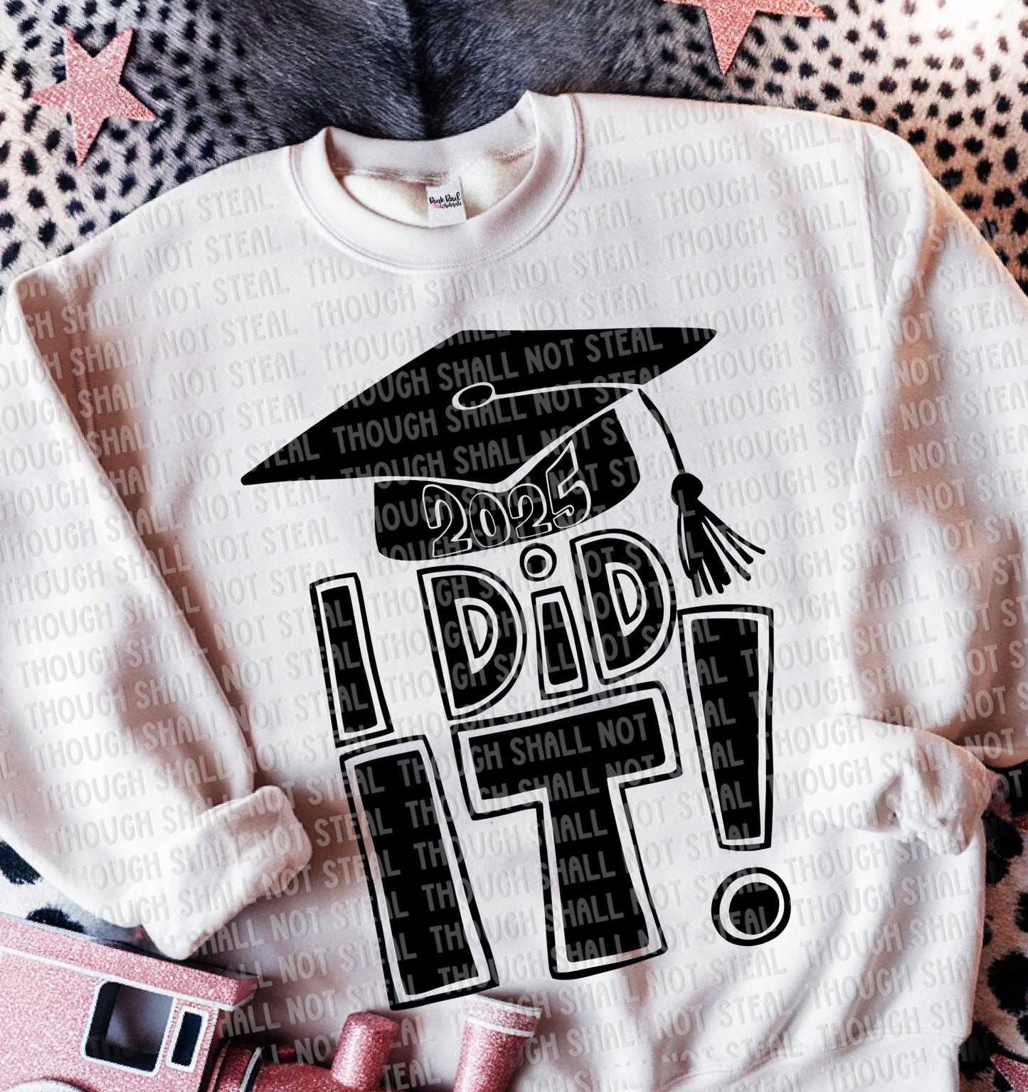 22-58 A I Did It - Black mock tee