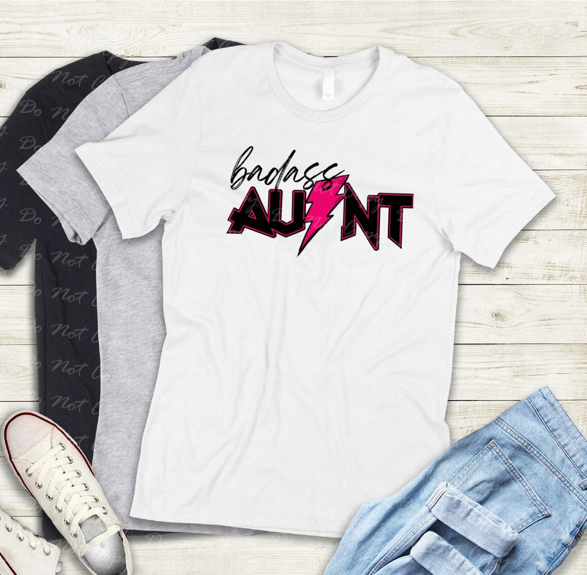 23-04 Badass Aunt Tee