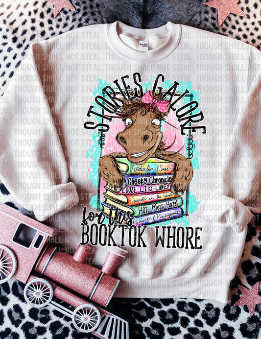 24-18 Stories Galore for this Booktok Whore Tee