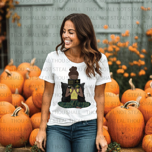 24-39 Girl Book Love tee