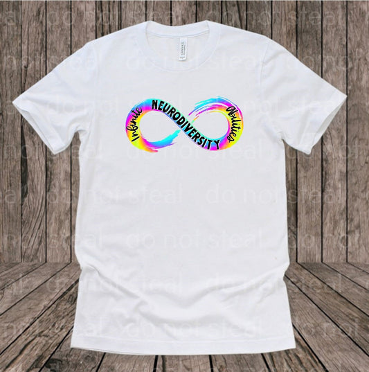 26-114 Neurodiversity Infinite Abilities Completed Tee