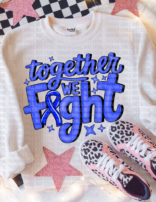 26-130 Dark Blue - Together We Fight Tee