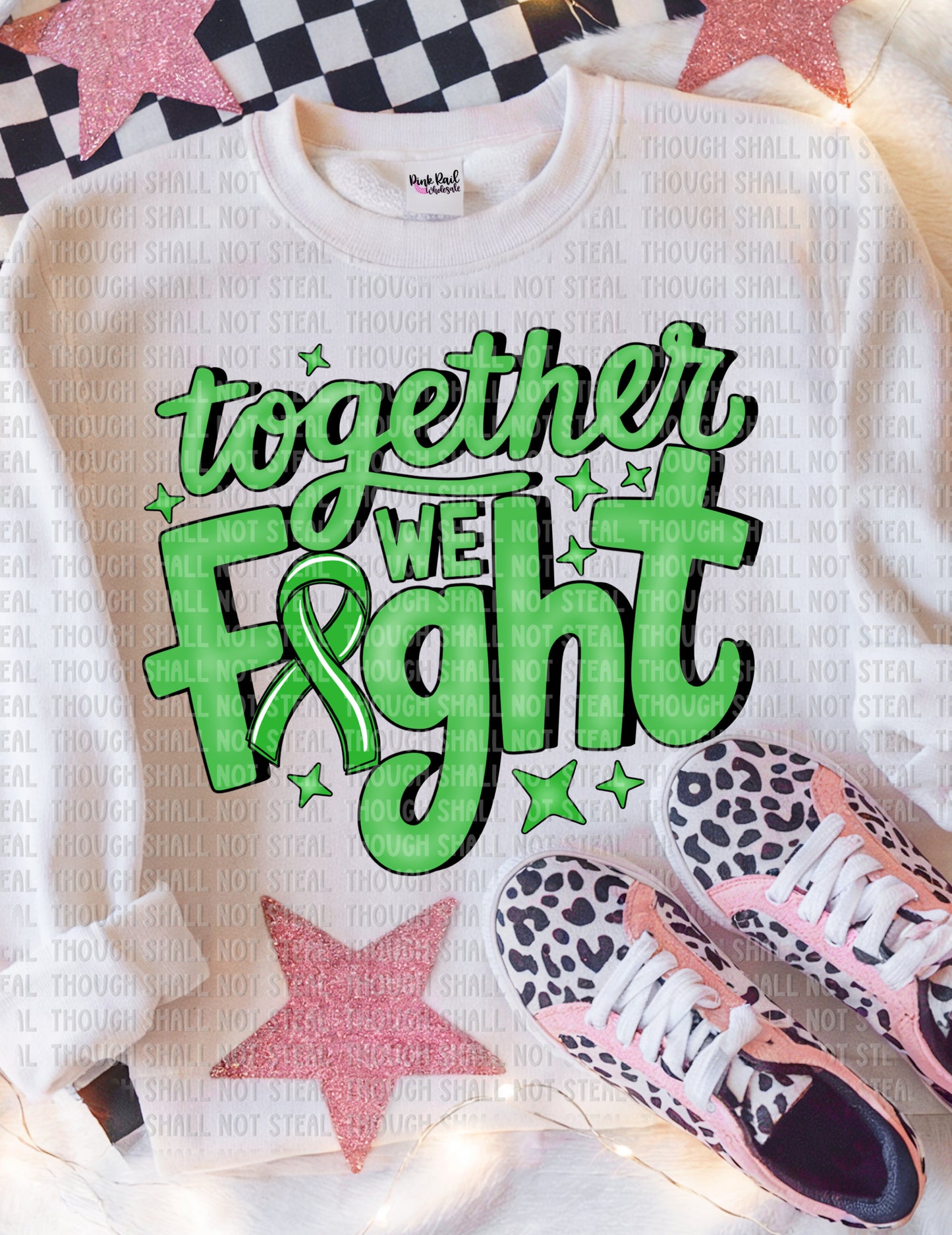 26-132 Green - Together We Fight Tee