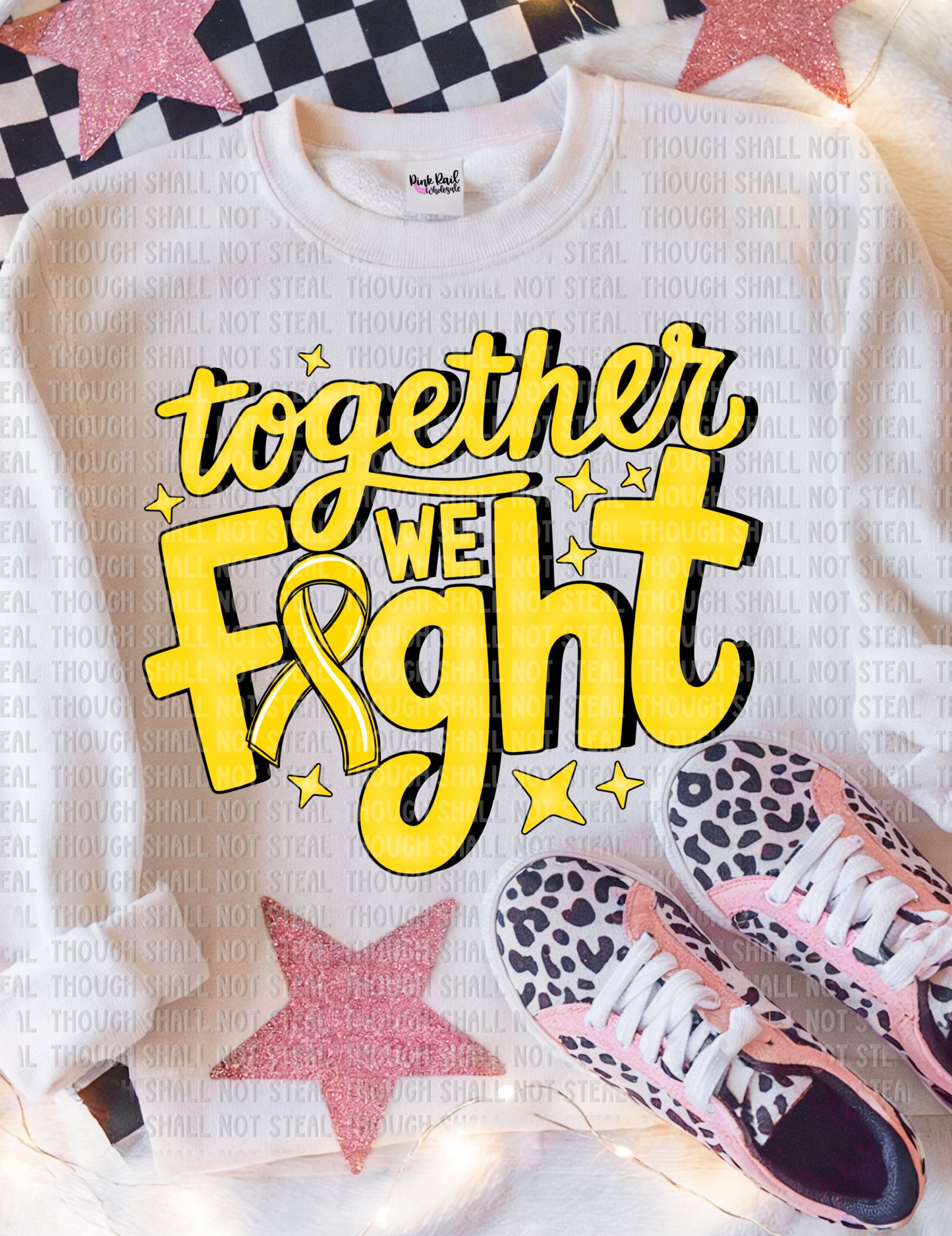 26-138 Yellow - Together We Fight Tee