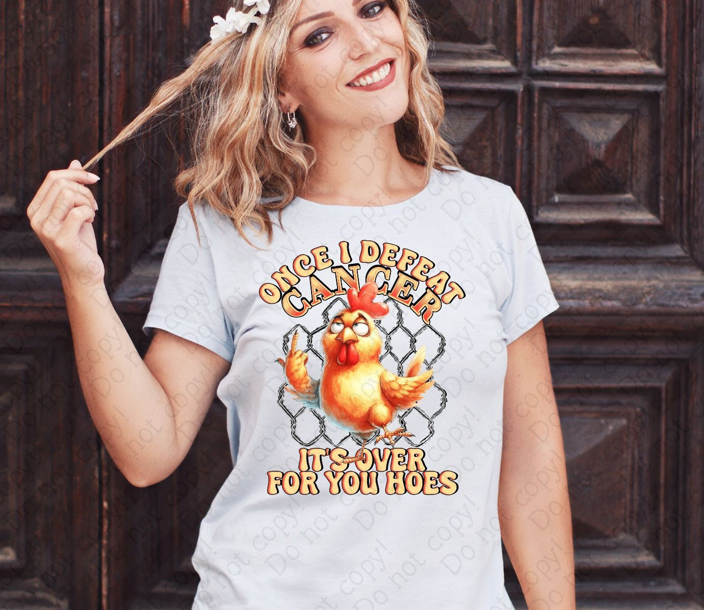 26-175 Once I defeat Cancer Tee