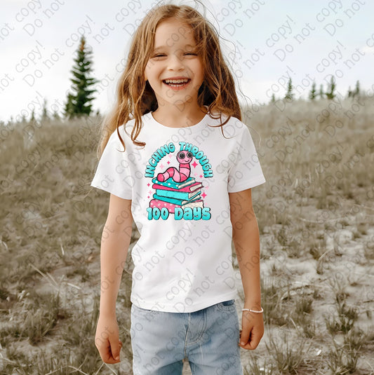 27-55 B Girls - Inching through 100 days tee