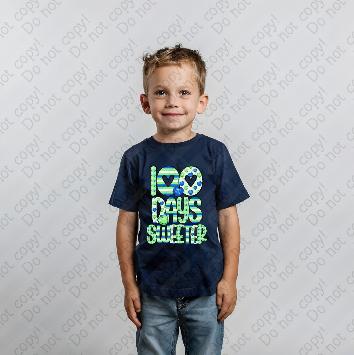 27-59 B Boys - 100 days sweeter tee