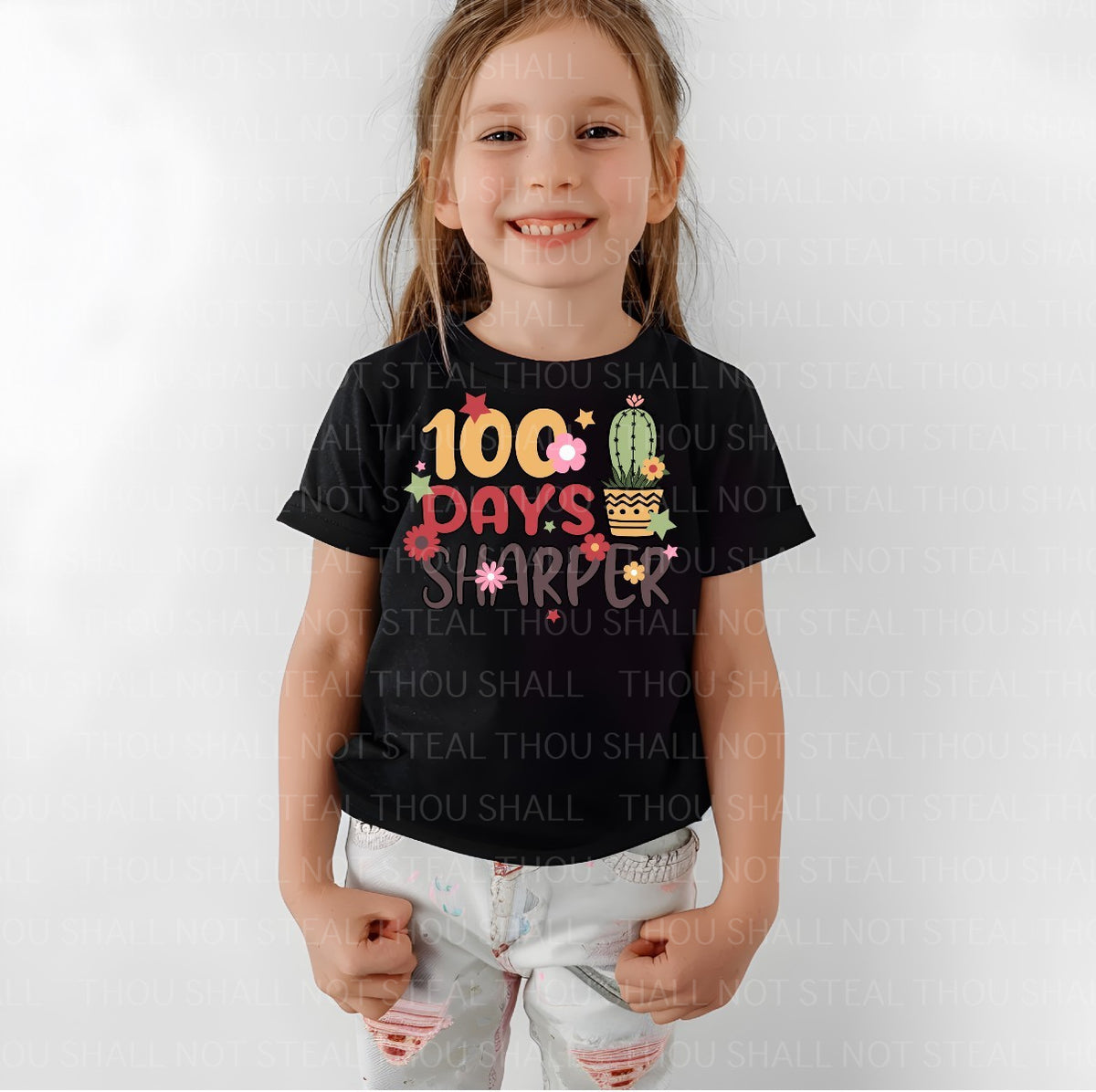 27-65 100 Days Sharper Cactus tee