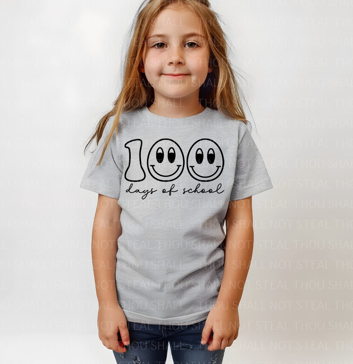 27-73 Funny 100 Days of School tee