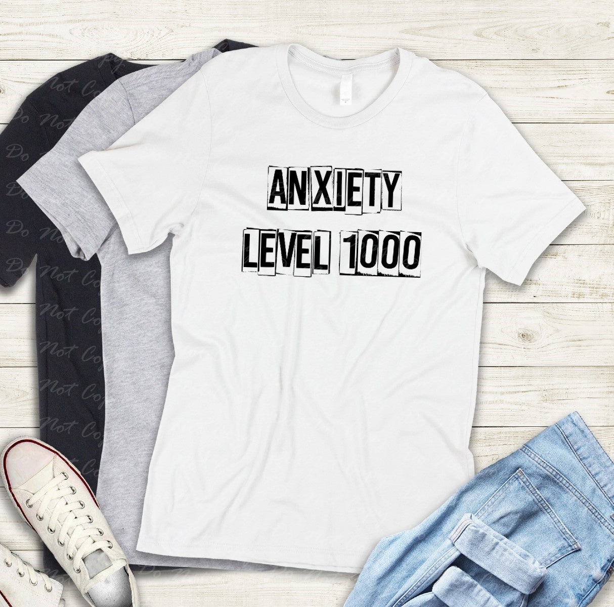 29-18 Anxiety level 1000 Tee