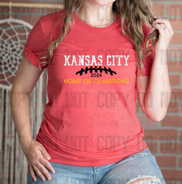 30-192 Kansas City Home Of Champions  WBY PGB Completed Tee