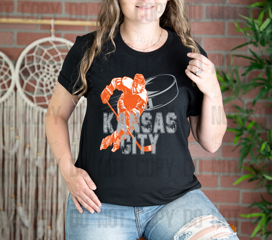 30-204 Kansas City Hockey PGB KC Completed Tee