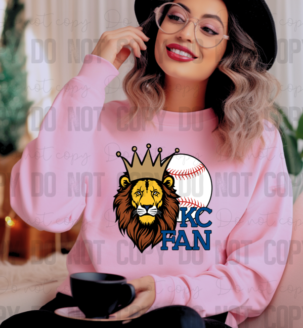 30-209 KC BASEBALL FAN PGB KC Completed Tee