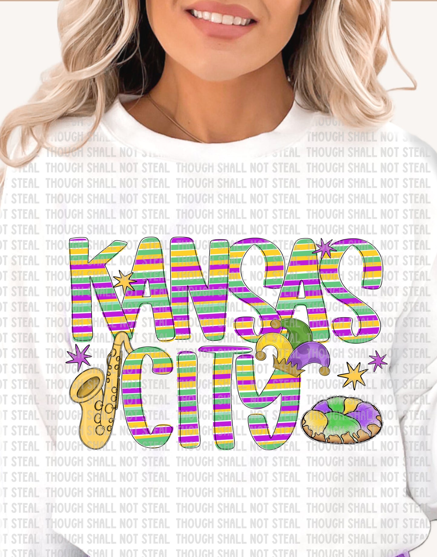 30-363 Kansas City Mardi Gras tee