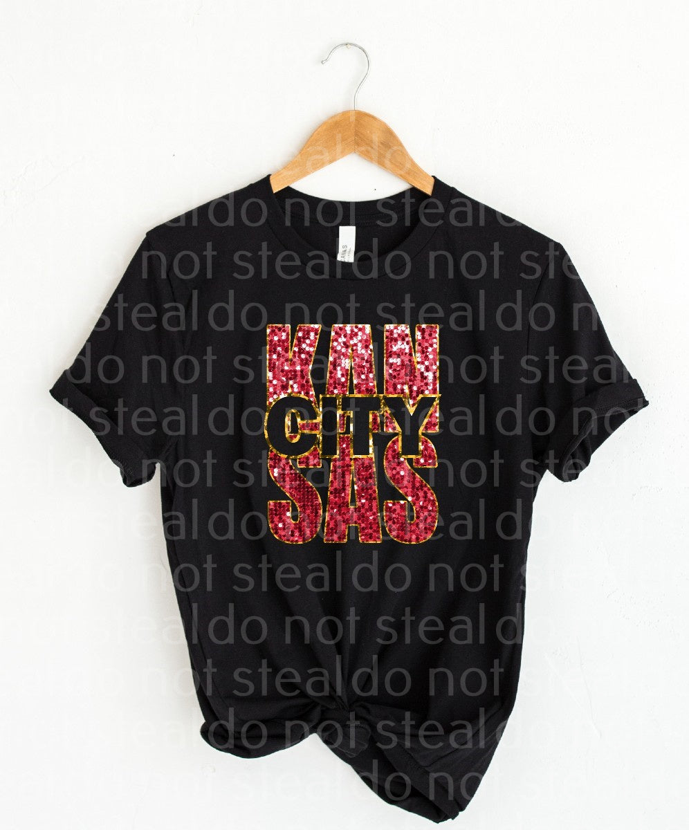 30-38 Sequin Kansas City Completed Tee