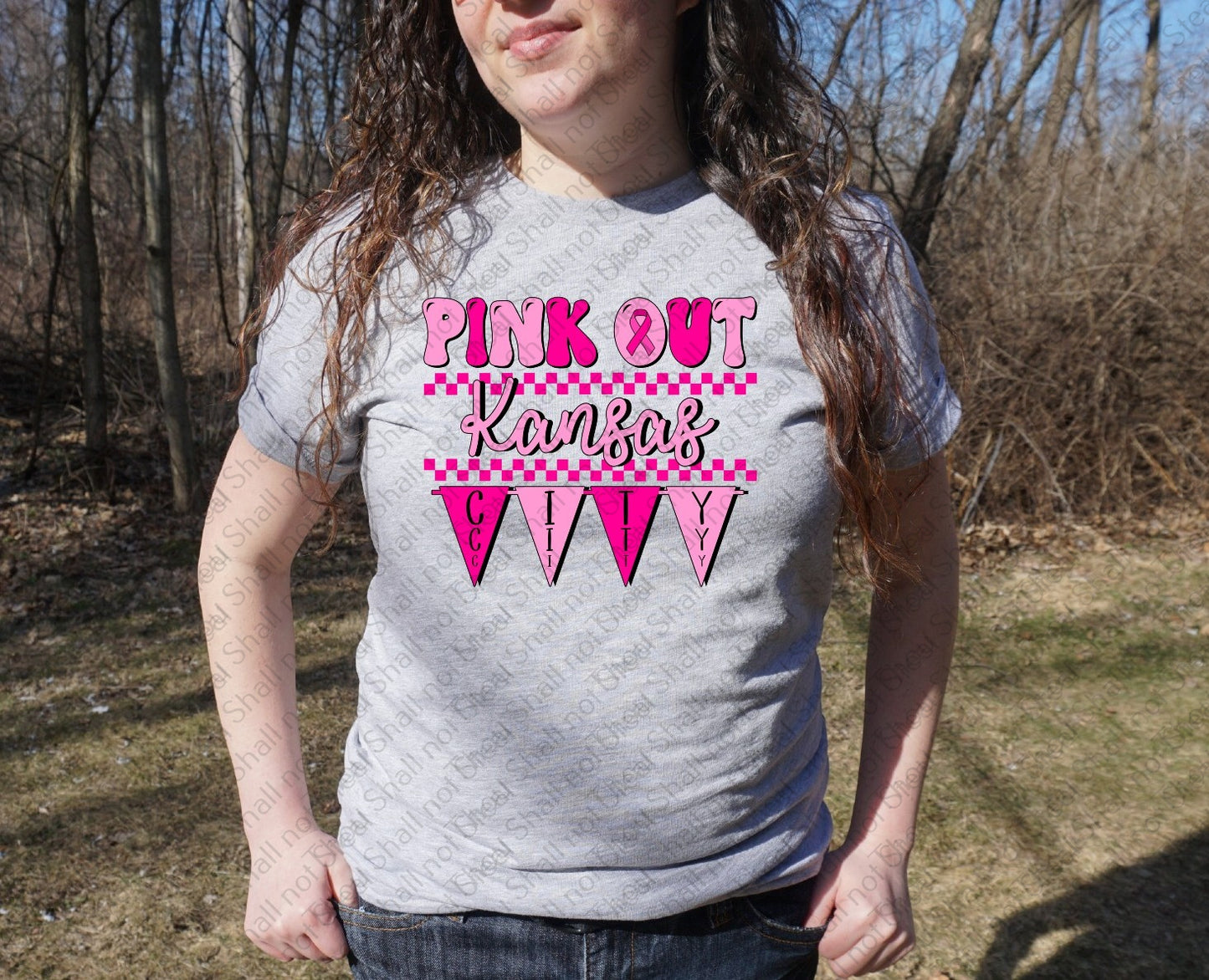 30-391 Kansas City - Pink Out Schools tee