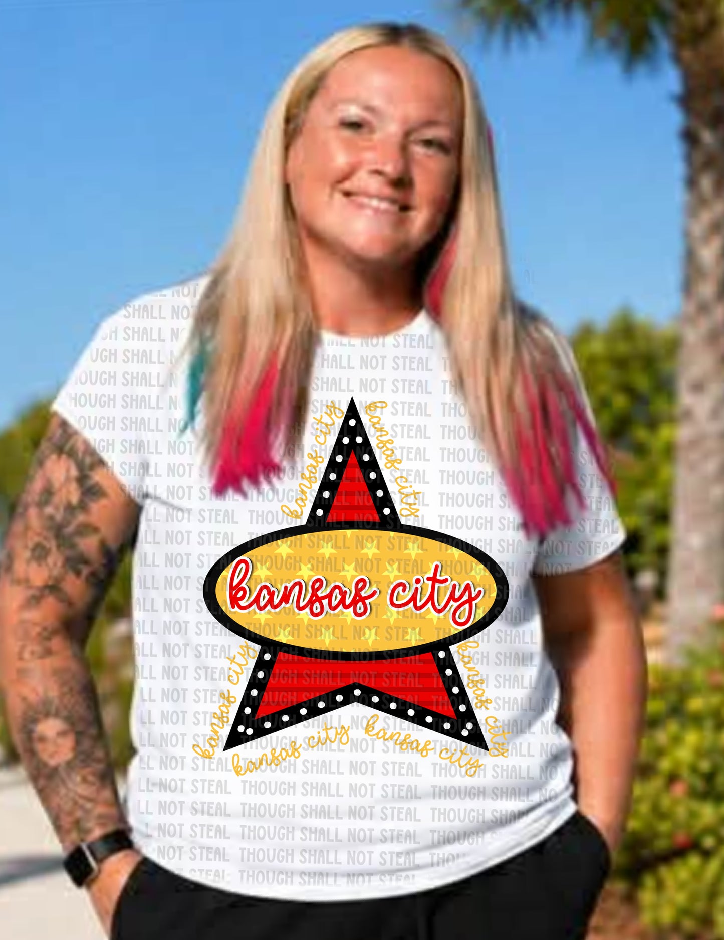 30-392 Kansas City - Retro Triangle Logo tee