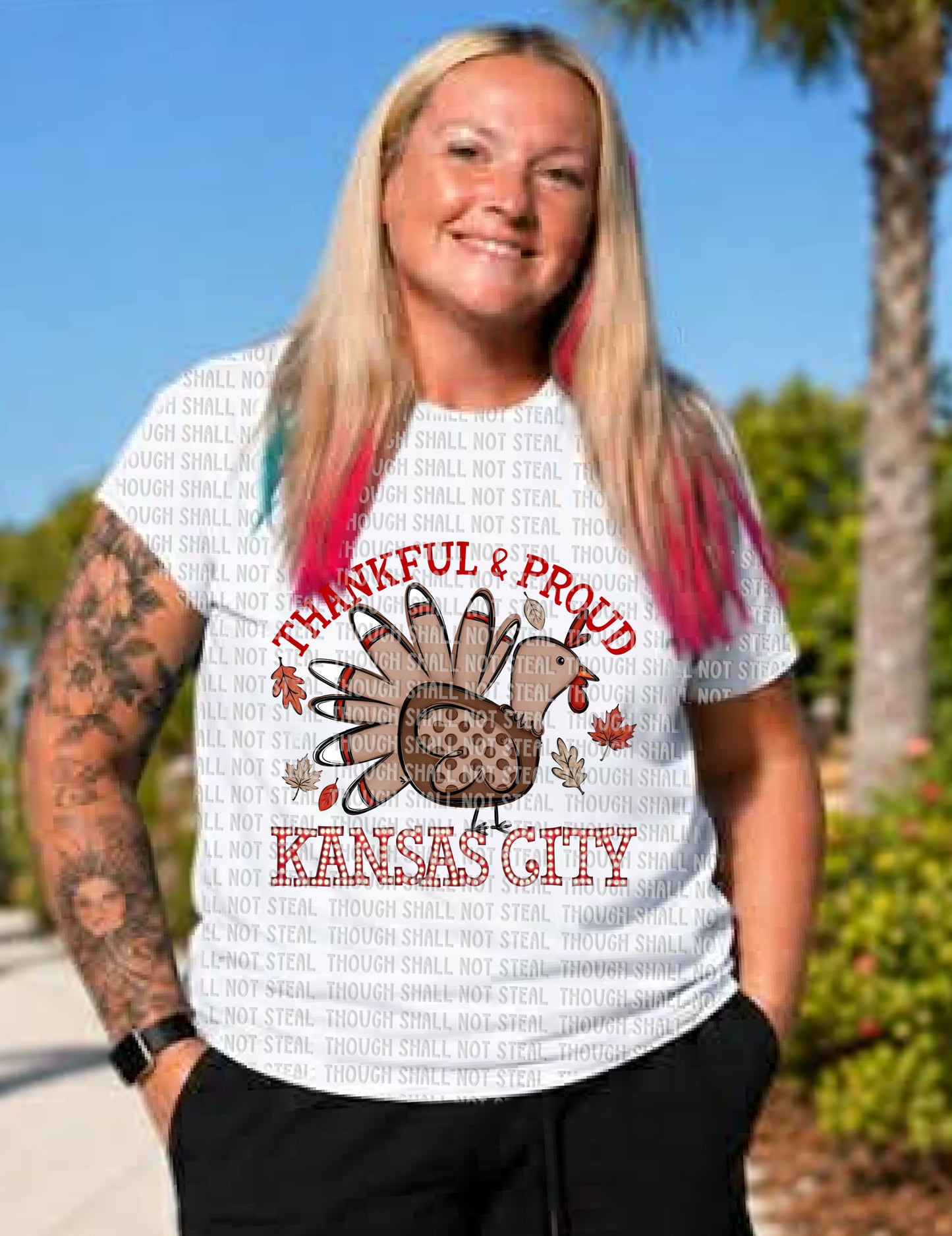 30-394 Kansas City - Thankful & Proud tee