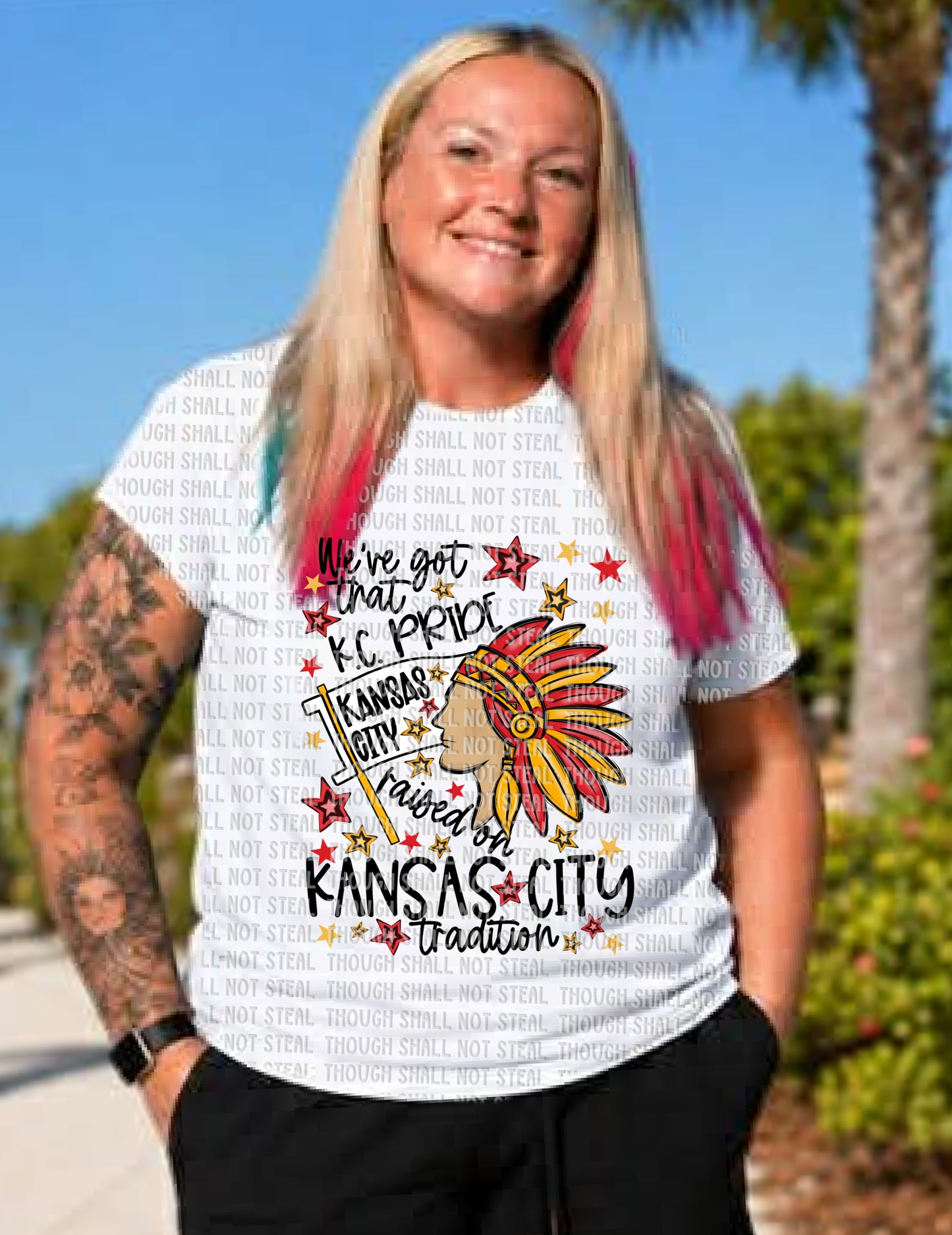 30-396 We_ve got that KC Pride — raised on Kansas City tradition tee